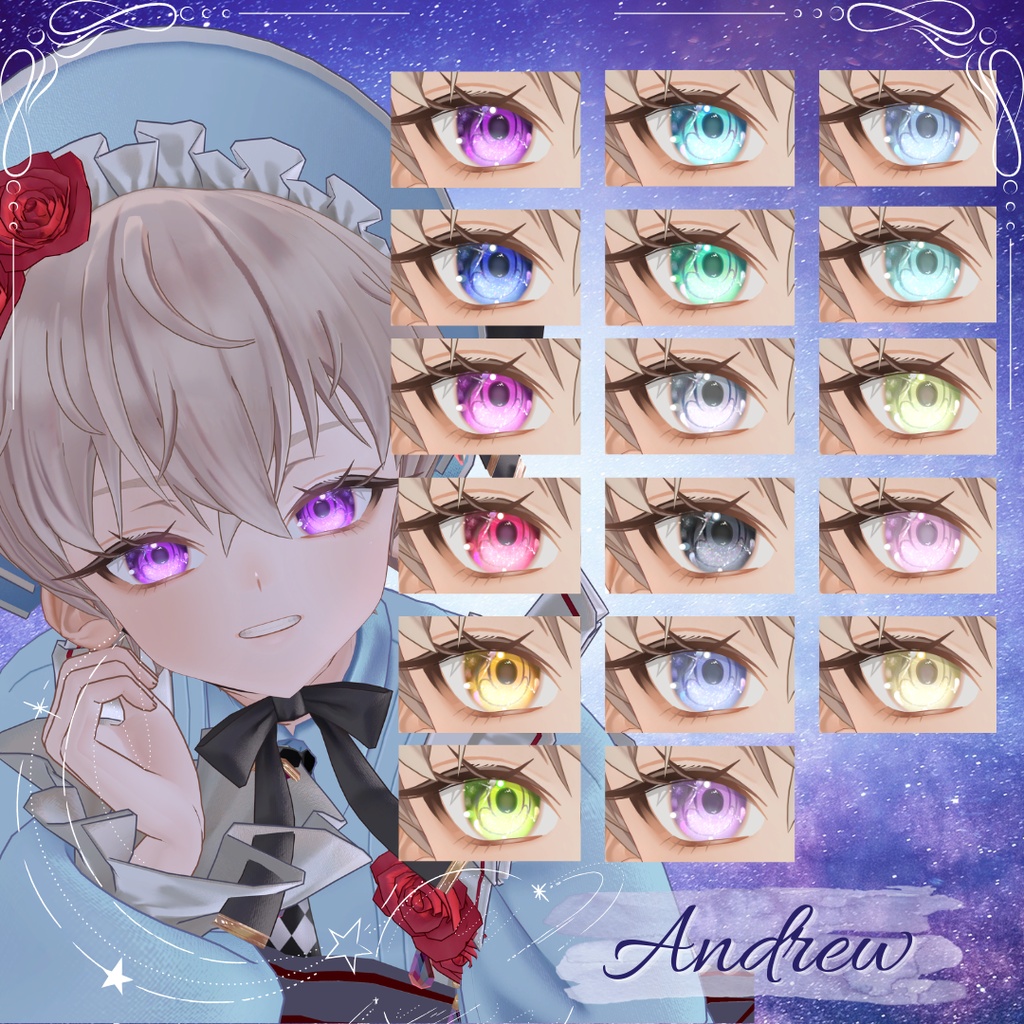 【8アバター対応】万華鏡の片隅で 17color+23odd eye
