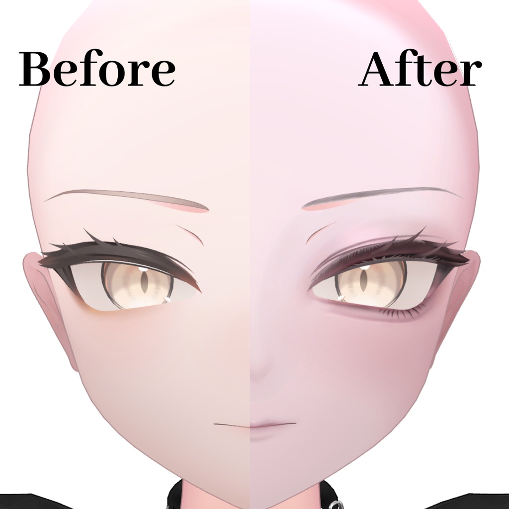 【タトゥーテクスチャー無料】Dawner make up& eye & tattoo texture【真央専用】