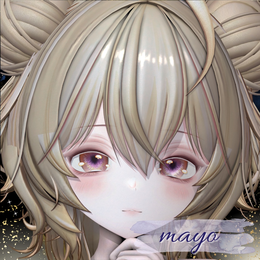 【10アバター対応】光彩の伊吹 eye texture&material