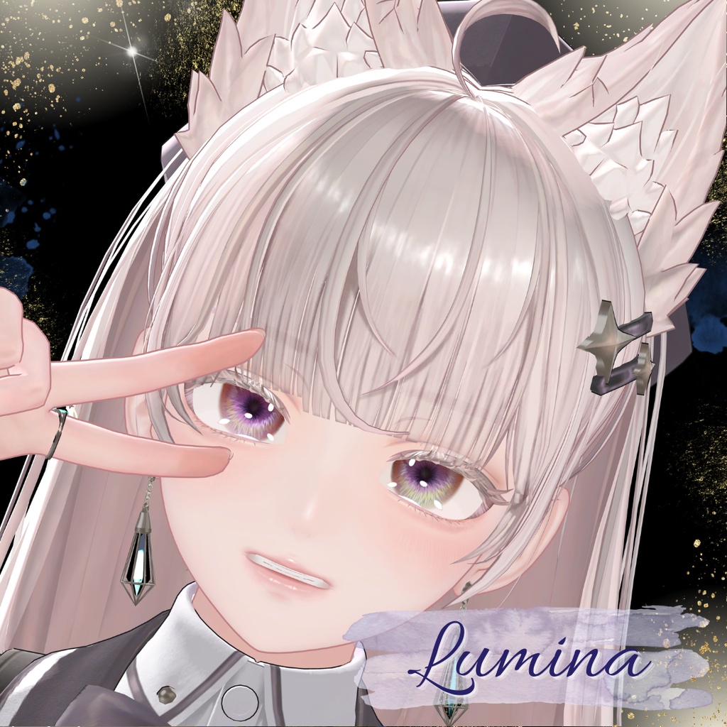 【10アバター対応】光彩の伊吹 eye texture&material