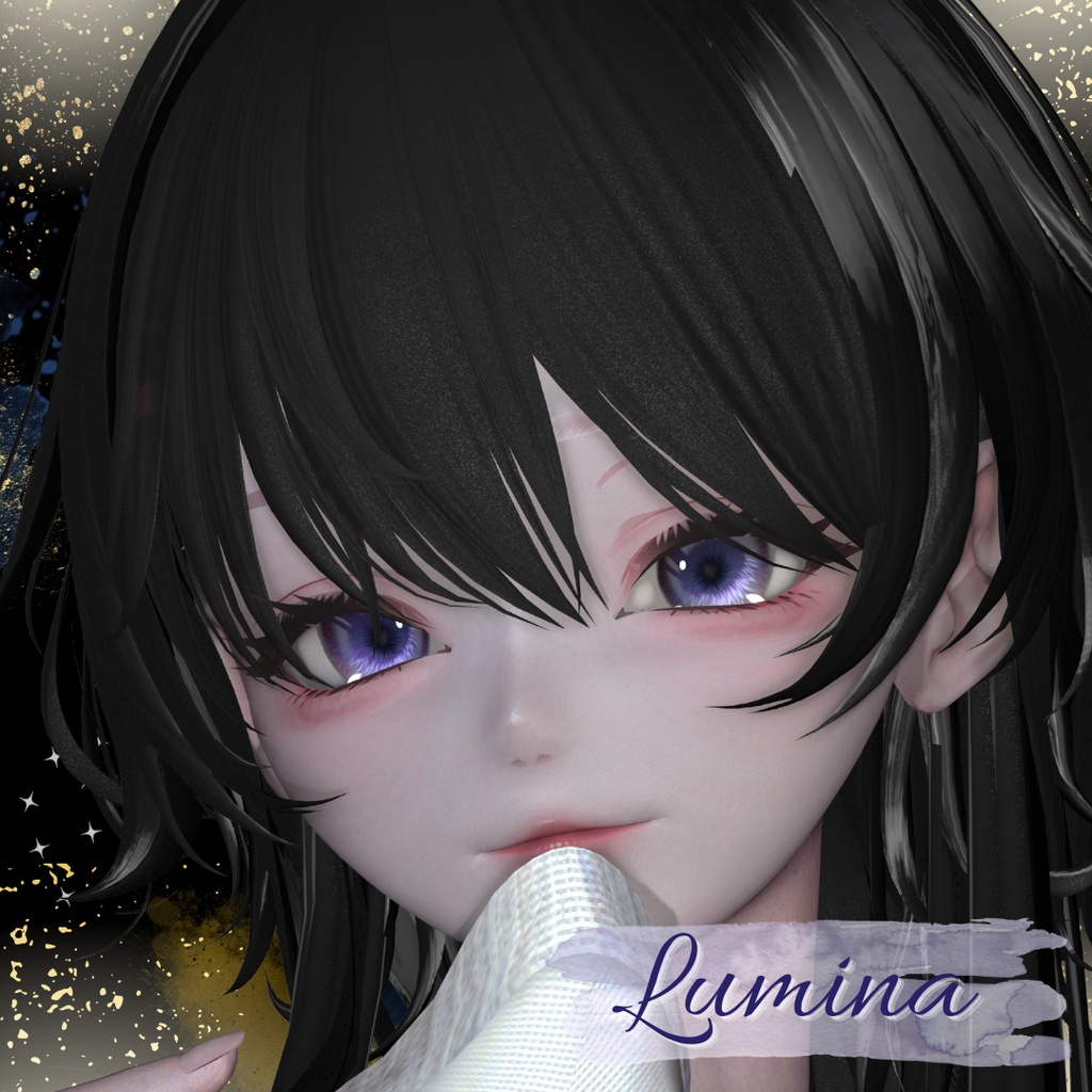 【10アバター対応】光彩の伊吹 eye texture&material