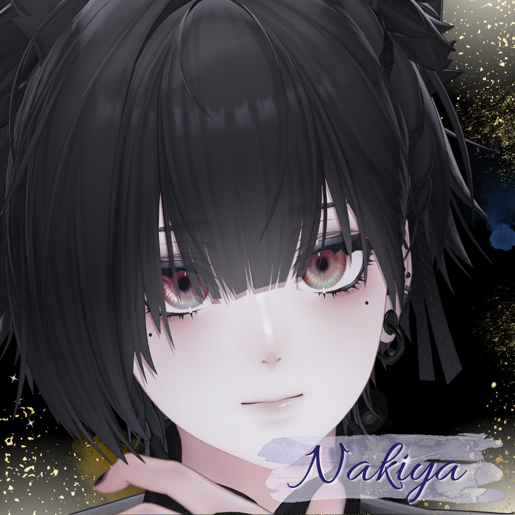 【10アバター対応】光彩の伊吹 eye texture&material