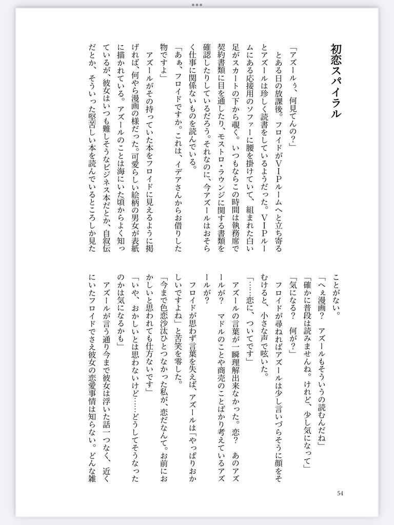 【イドアズ♀】Parfum