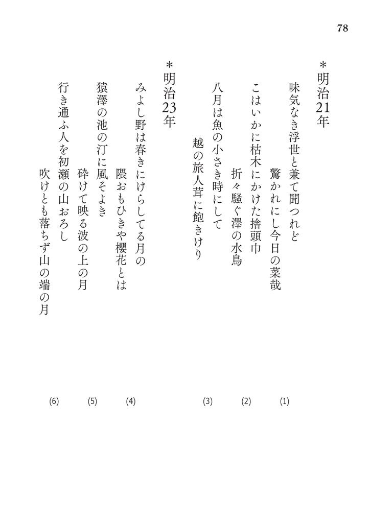 藤野古白 作品集 俳句・和歌編