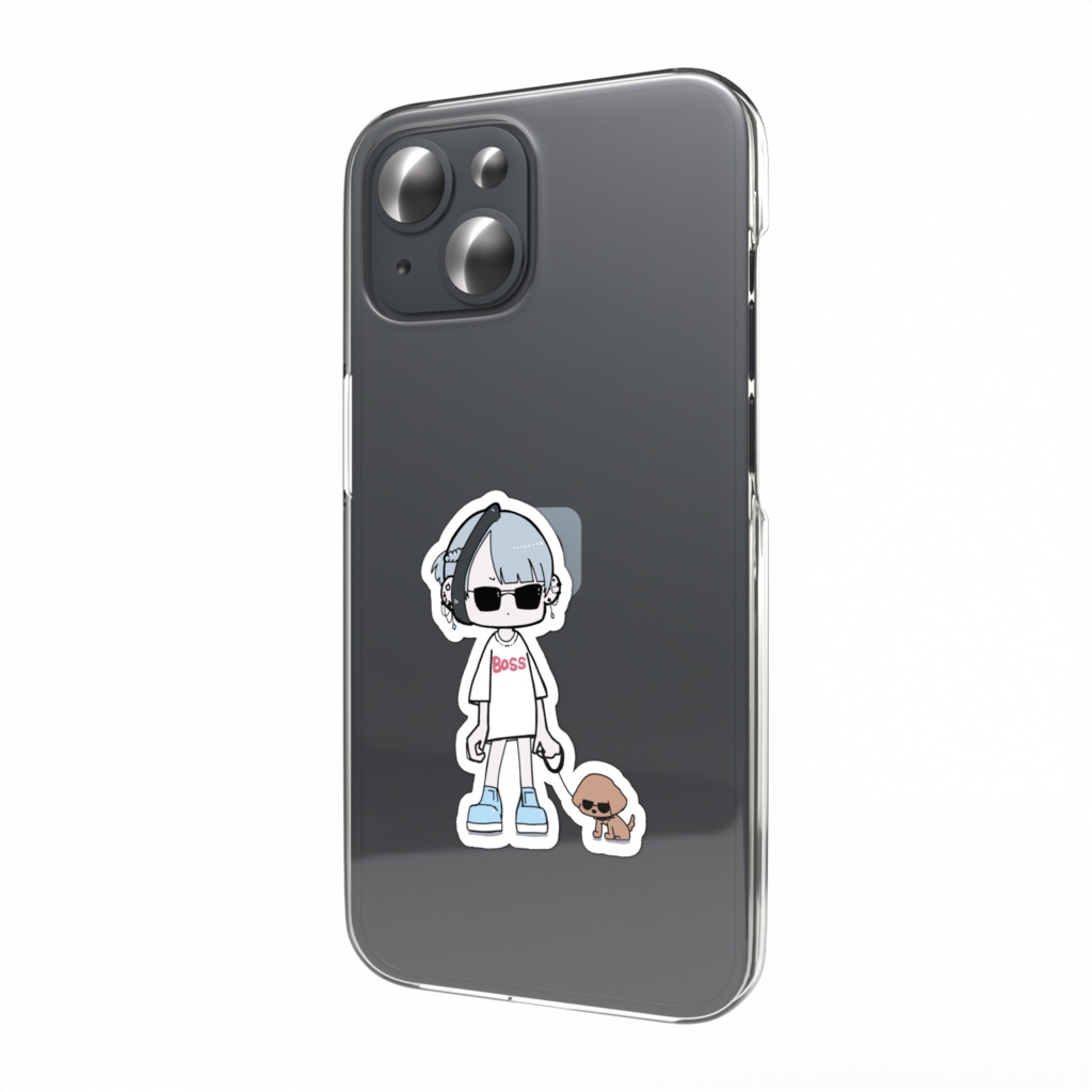 BOSS散歩　スマホステッカー