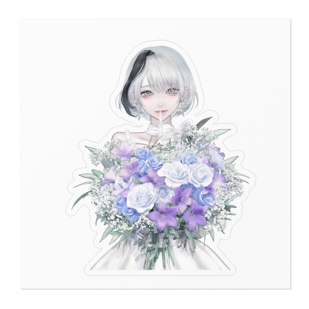 【2周年記念】ステッカー 100×100mm