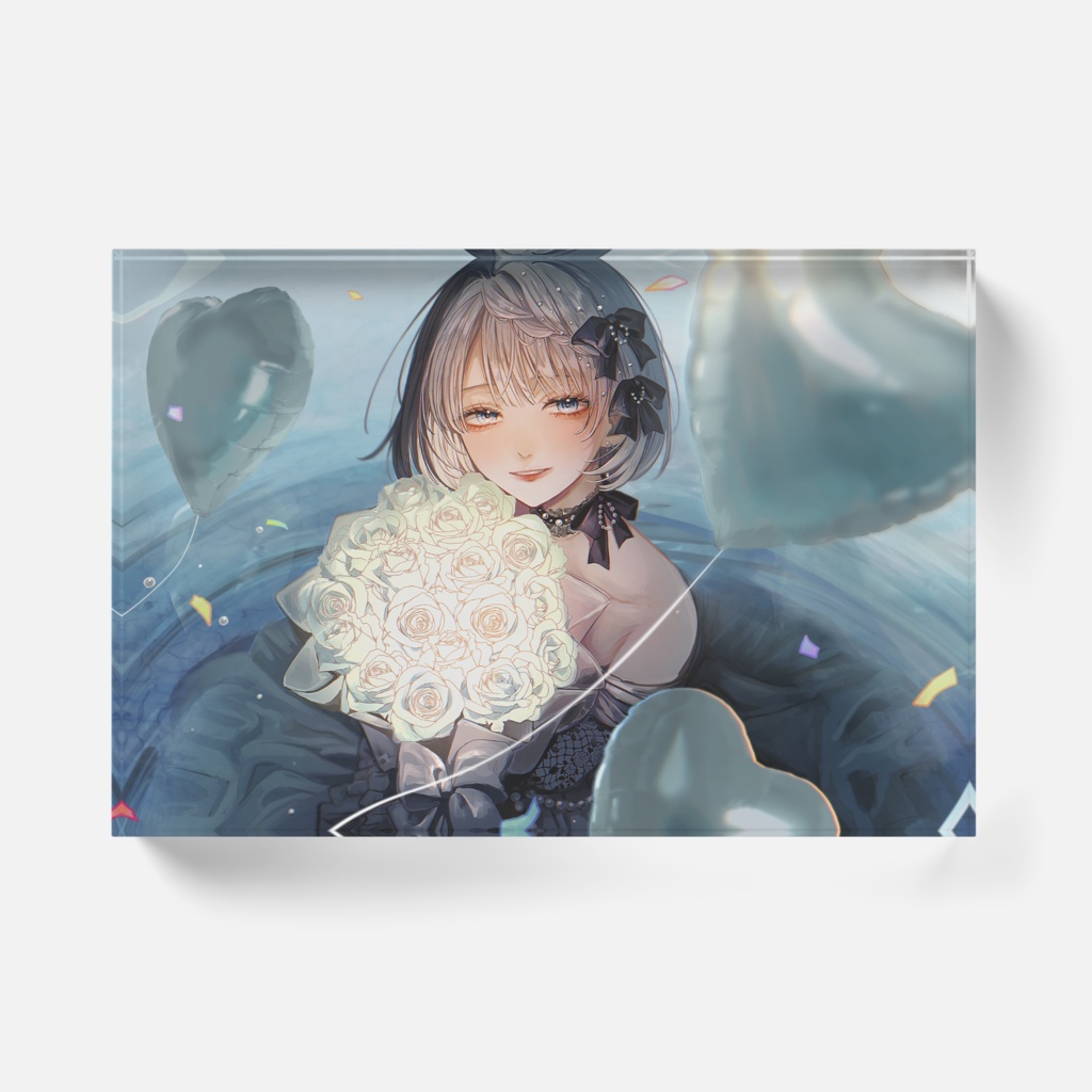 【訳あり品】'25 お誕生日記念イラスト アクリルブロック　14.8×10cm【数量限定】