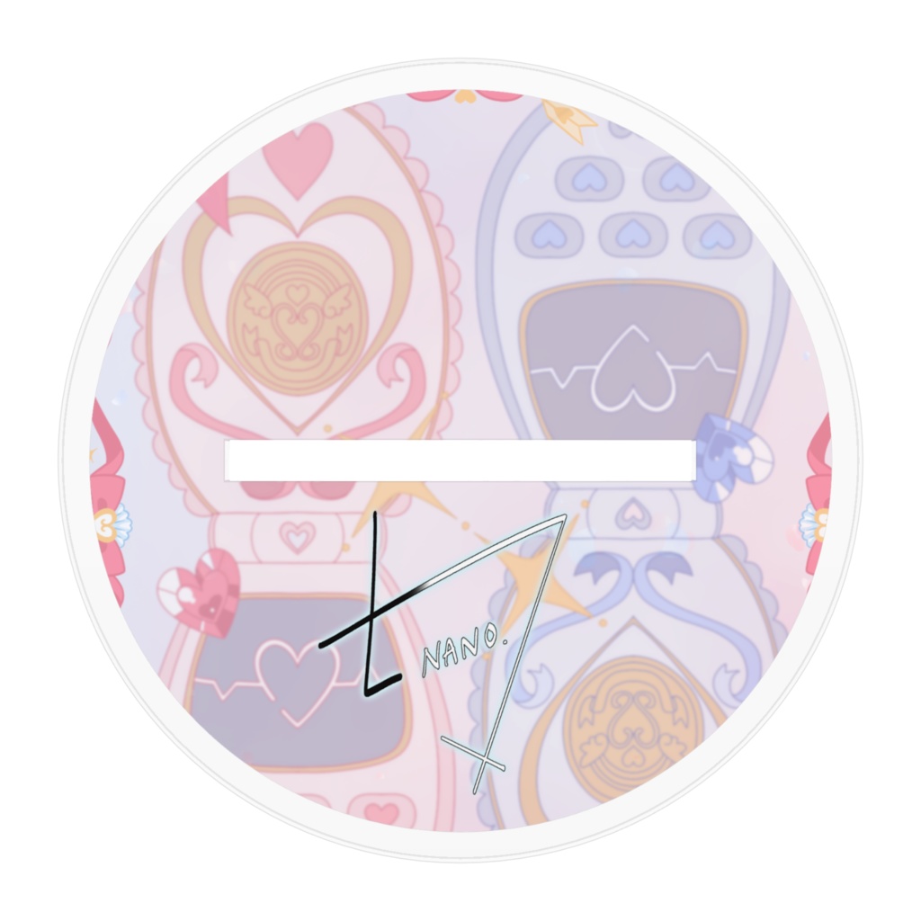 プ〇キュア衣装あくすた(100×100mm)