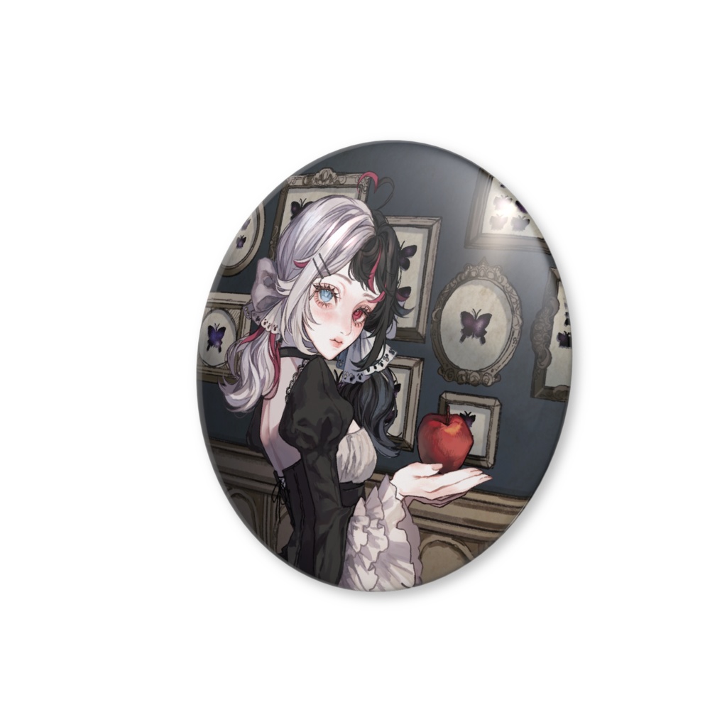 【ザムザ】歌みた記念 虹色缶バッジ 56mm