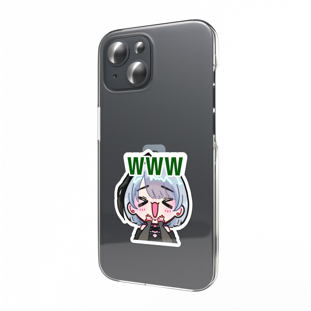【常設】爆笑なのスマホステッカーW55×H91mm以内【チャリティーグッズ】