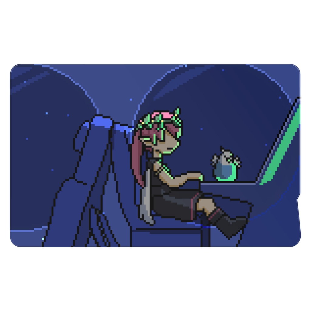 宇宙船の旅 ICカードステッカー