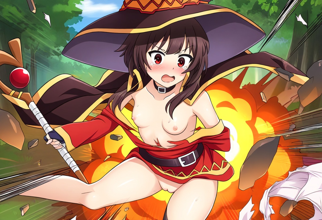 [AI]この素晴らしい世界に祝福を！めぐみん [100枚]