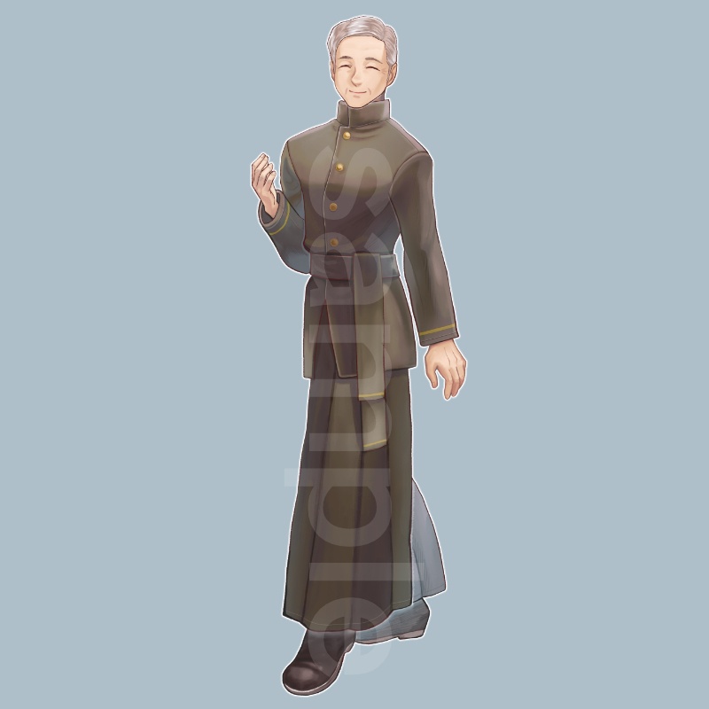 【立ち絵】おじさん7(差分8枚)