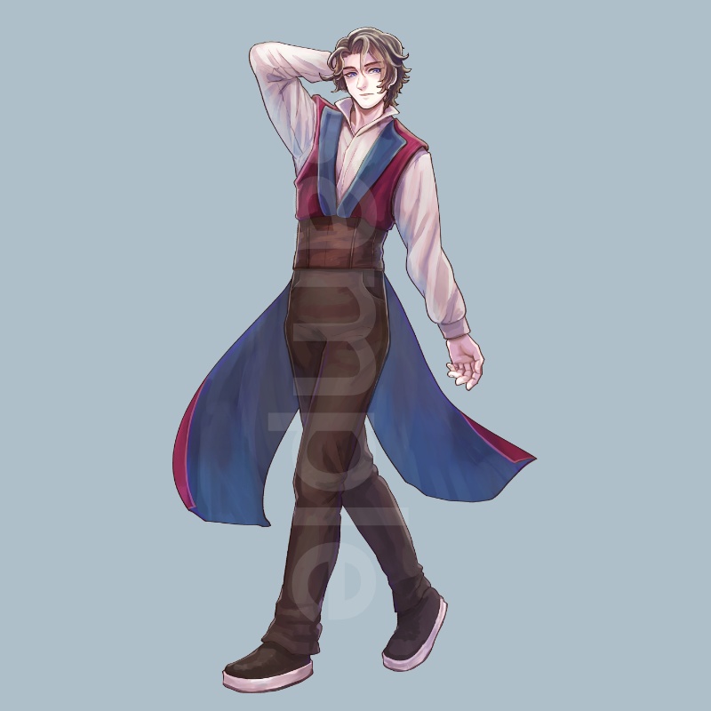 【立ち絵】お兄さん01(差分8枚)