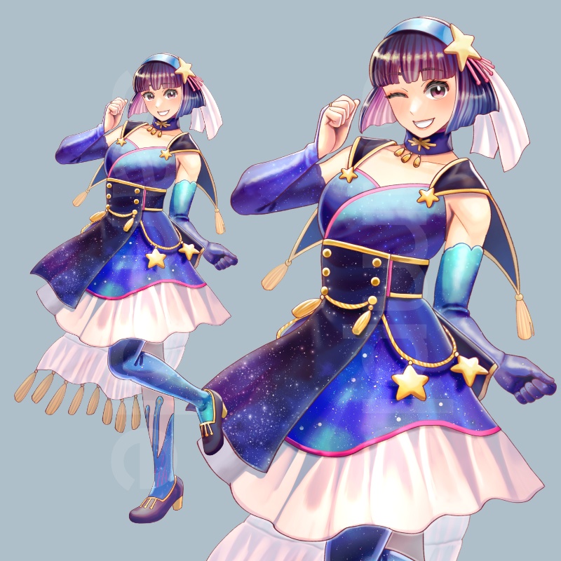 【立ち絵】女の子01(差分10枚)