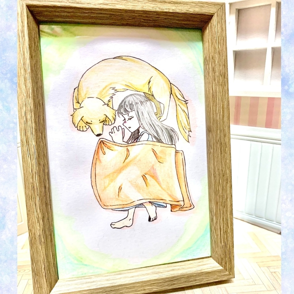 原画「犬と女の子」シリーズ