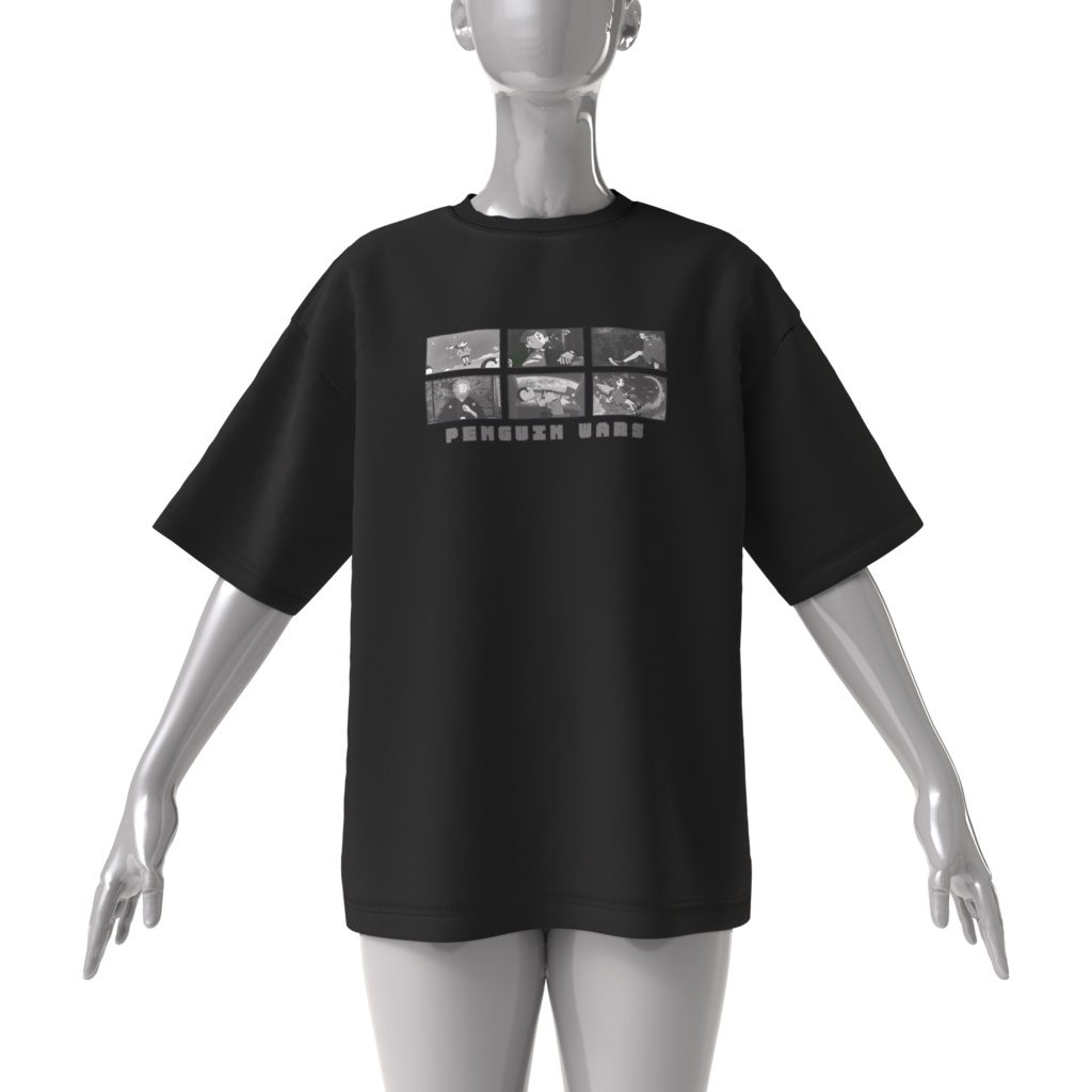 『ペンギンウォーズ』ビッグシルエットTシャツ各種
