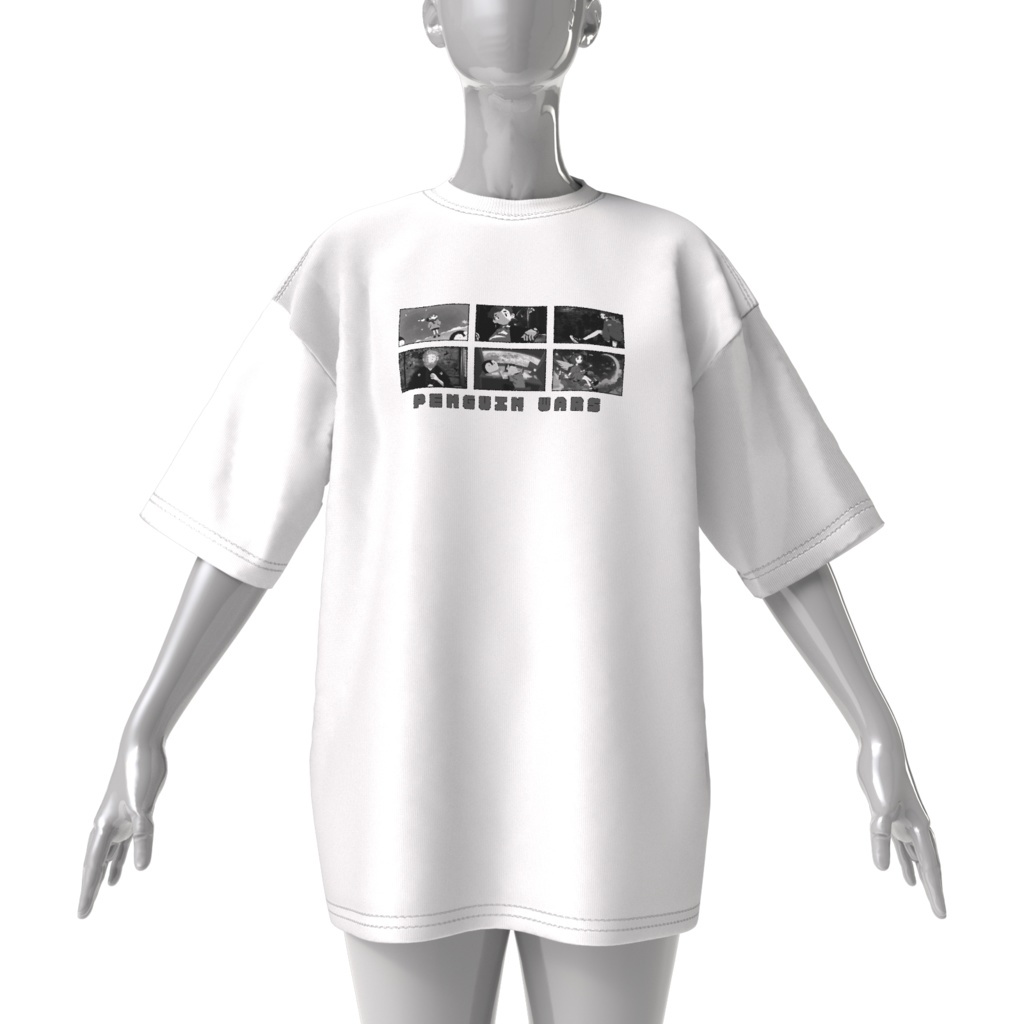『ペンギンウォーズ』ビッグシルエットTシャツ各種