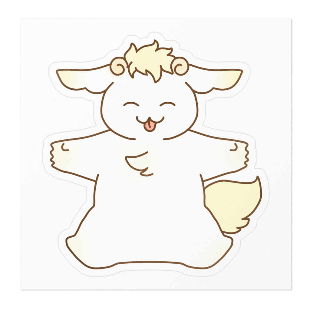 子なめひつじステッカー