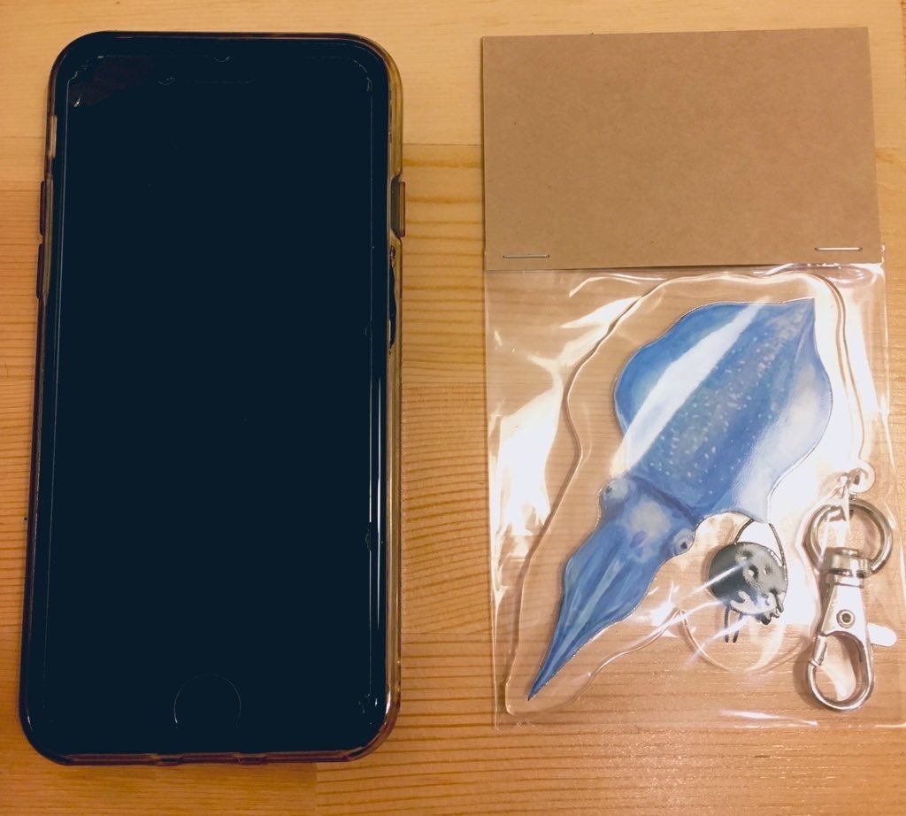 おさかな×しらたまさん アクリルキーホルダー