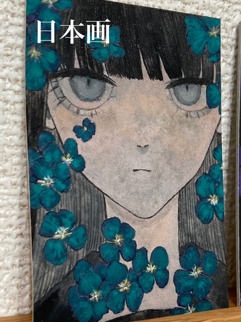 原画「icon2」(日本画、アクリル画)