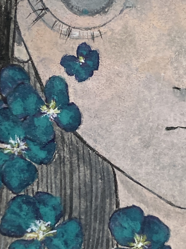 原画「icon2」(日本画、アクリル画)