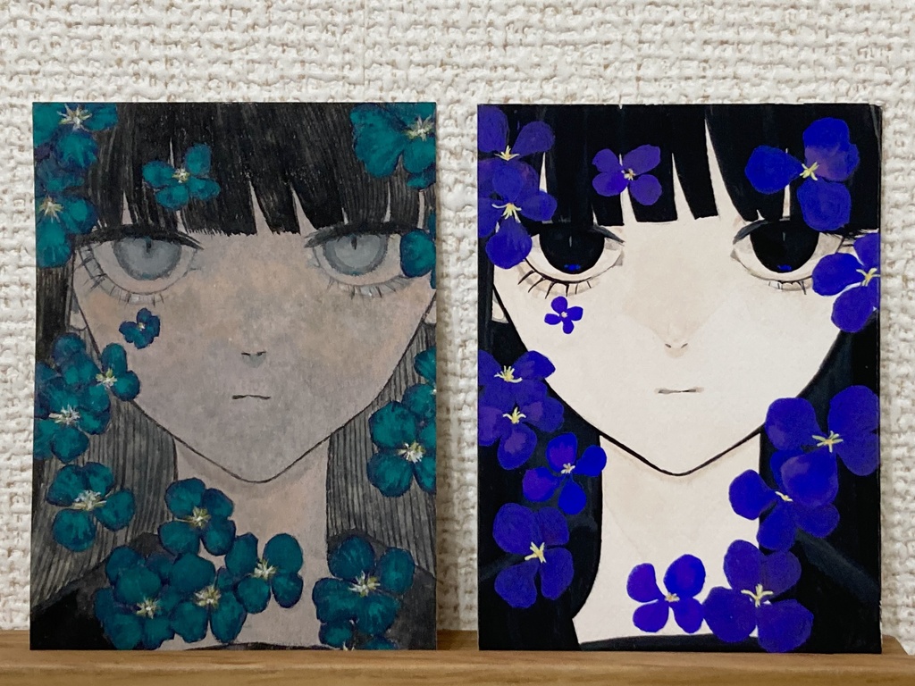 原画「icon2」(日本画、アクリル画)