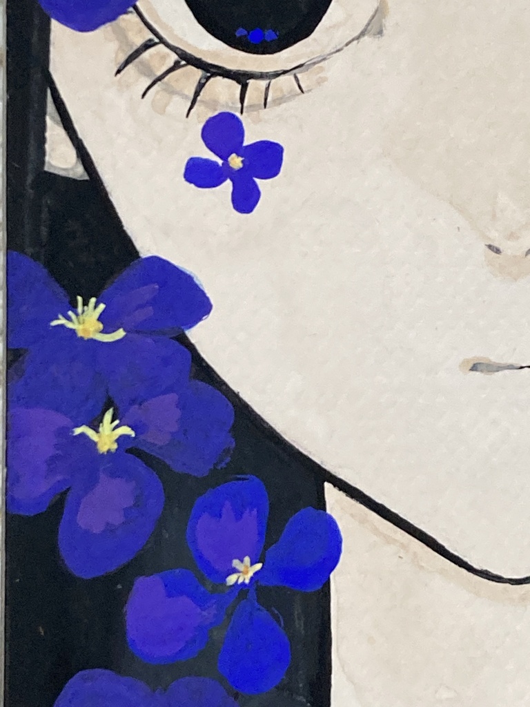 原画「icon2」(日本画、アクリル画)