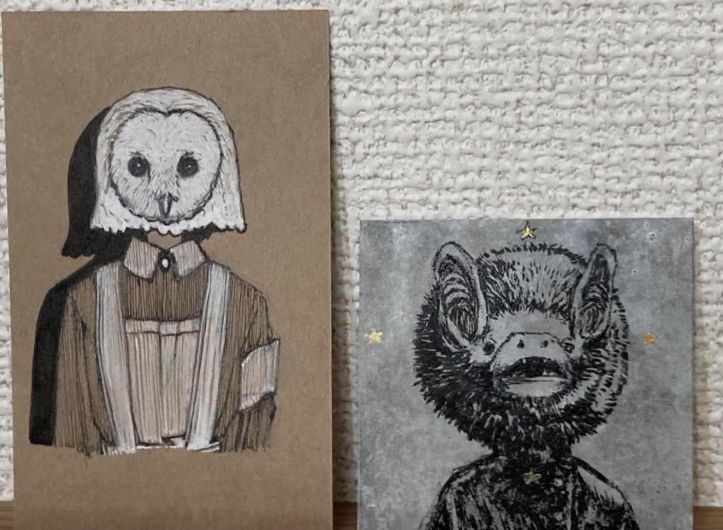 ハロウィンドローイング（2枚セット）