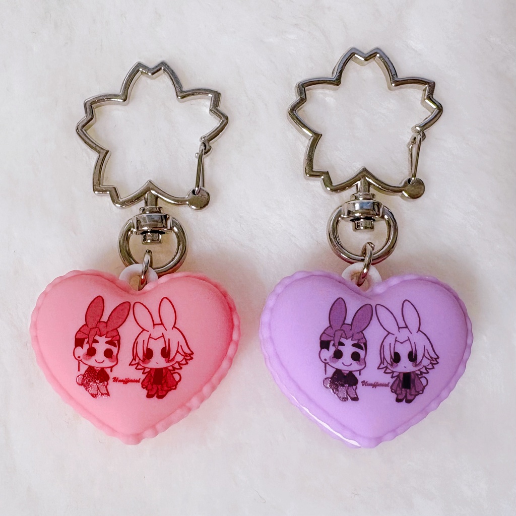 さくらマカロンキーホルダー