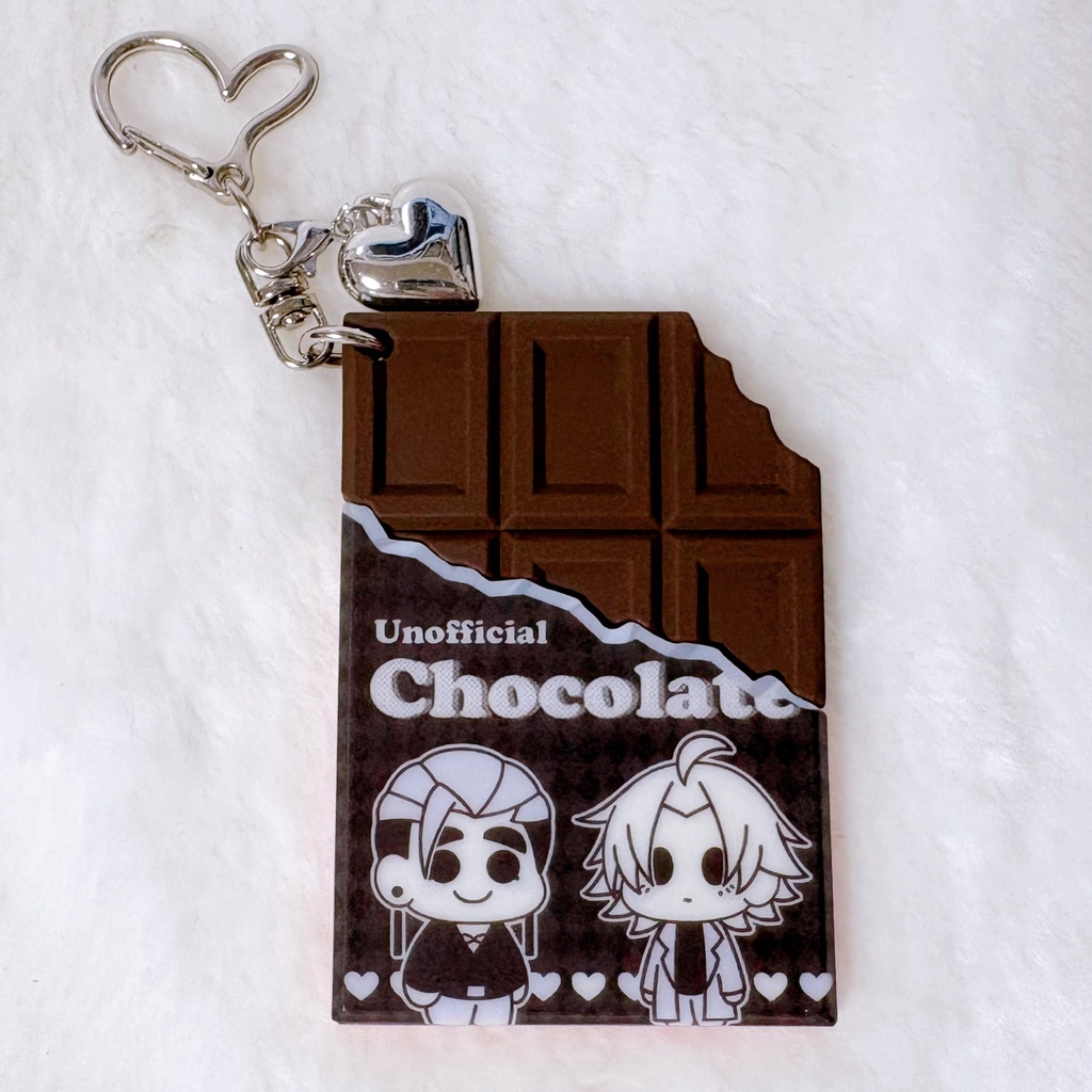 板チョコラバーキーホルダー