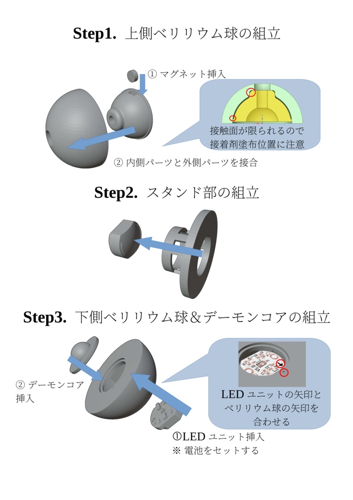 本当に光る!デーモン・コア