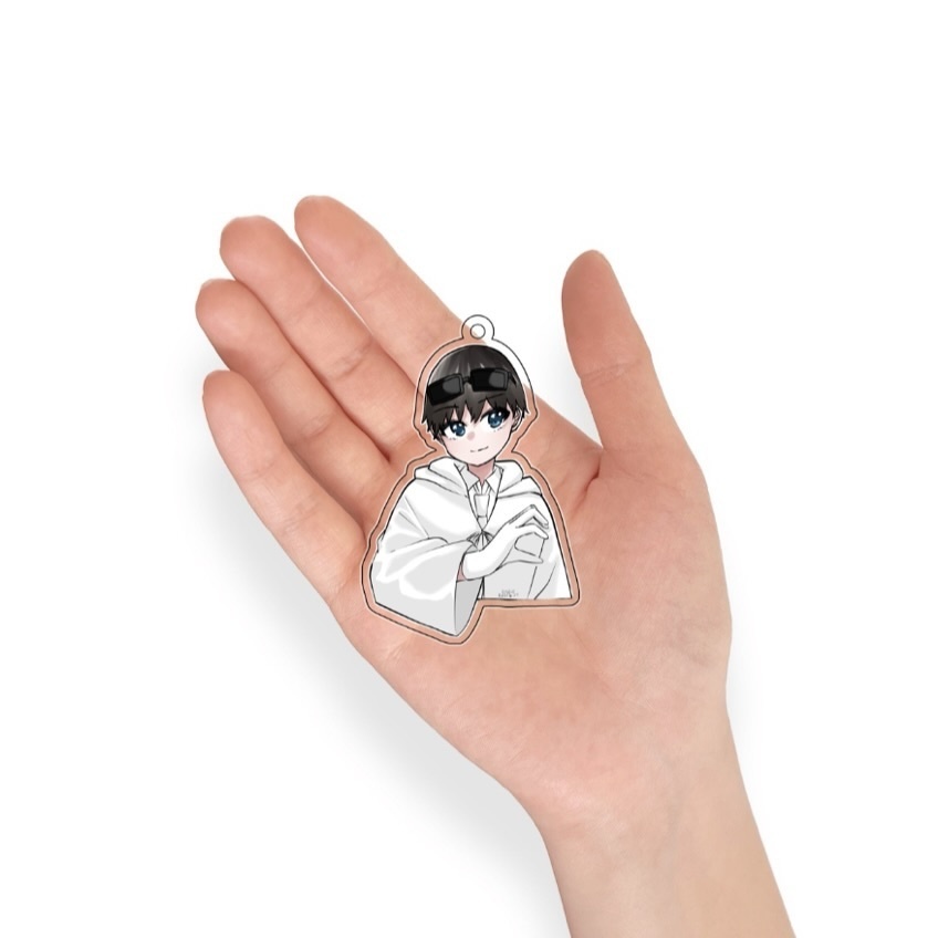 exsis『白ライ』アクリルキーホルダー