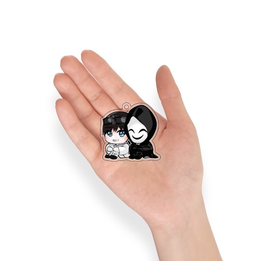 exsis『体育座り』 アクリルキーホルダー