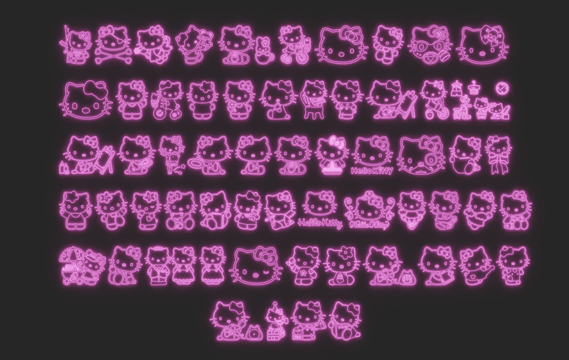 Protokitty Vrchat FREE Hello Kitty Neon Signs ^^ (VRChat) - Asset Corner - BOOTH