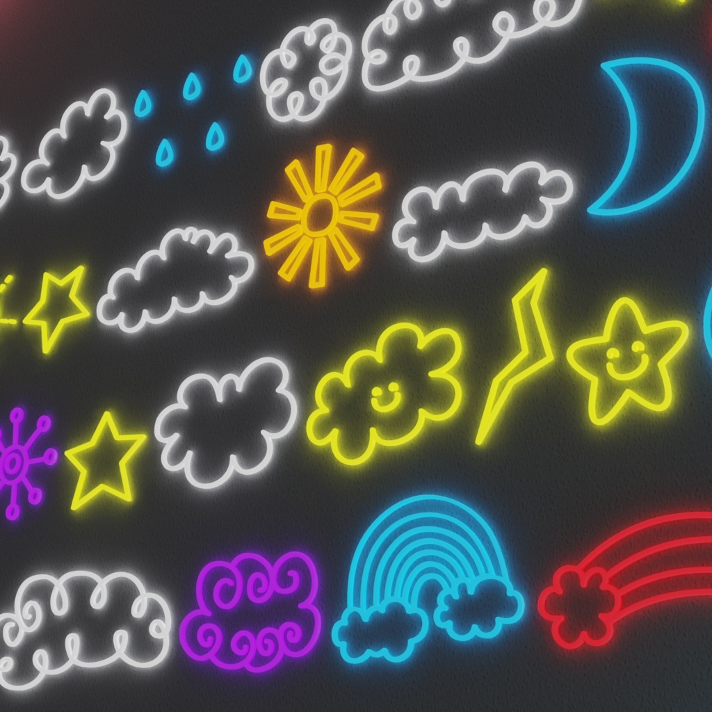 More Neon Doodles (VRChat)