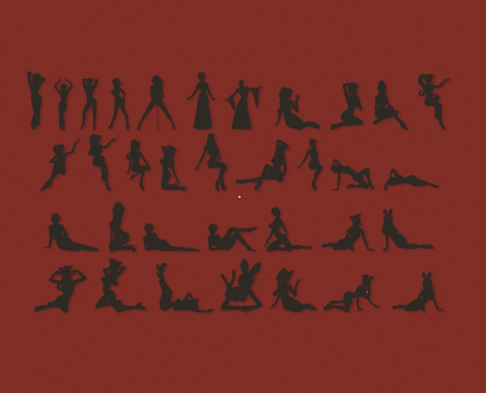 ✧ Girl/Women Silhouettes <3