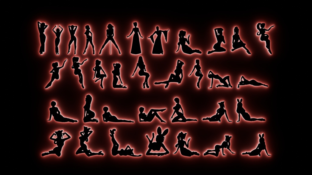 ✧ Girl/Women Silhouettes <3