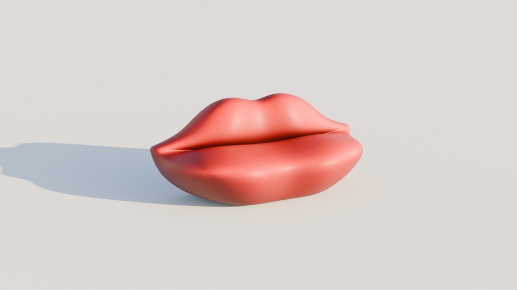 Lips Couch ソファー | VRChat