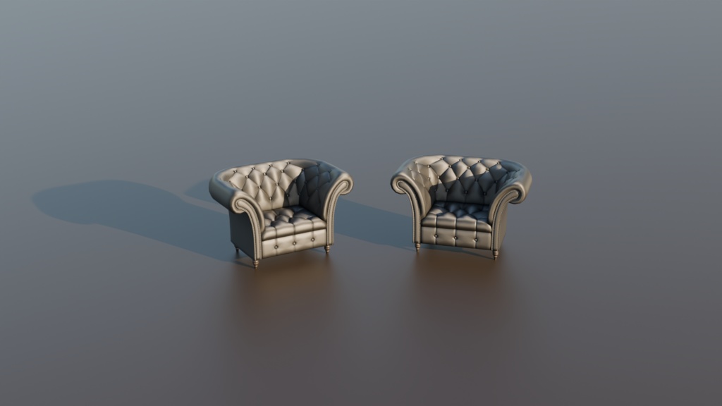 Luxury Leather Chair 椅子 | VRChat