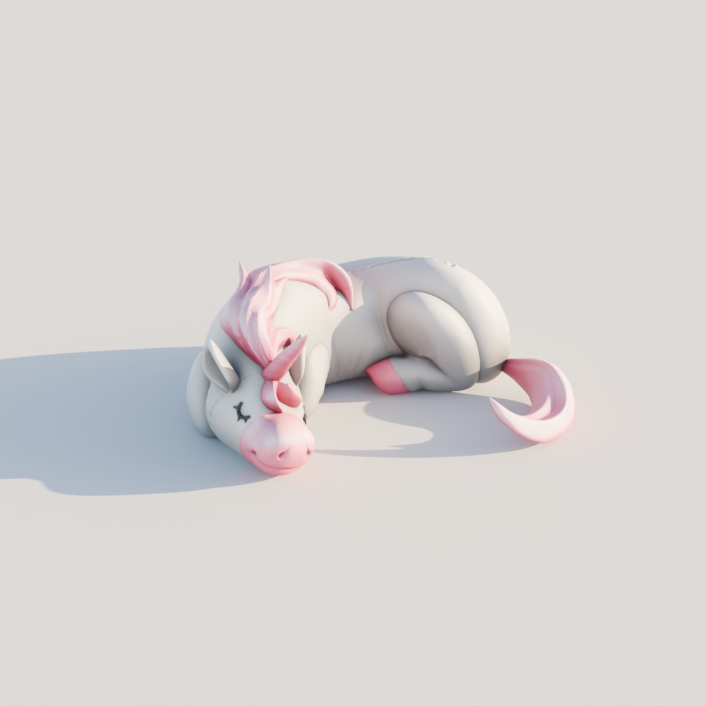 Large Unicorn Plushy 大きなユニコーンぬいぐるみ | VRChat