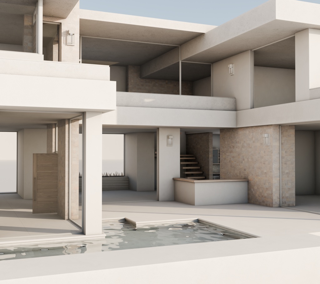 Low Poly Modern Home <3 モダンな家 | VRChat