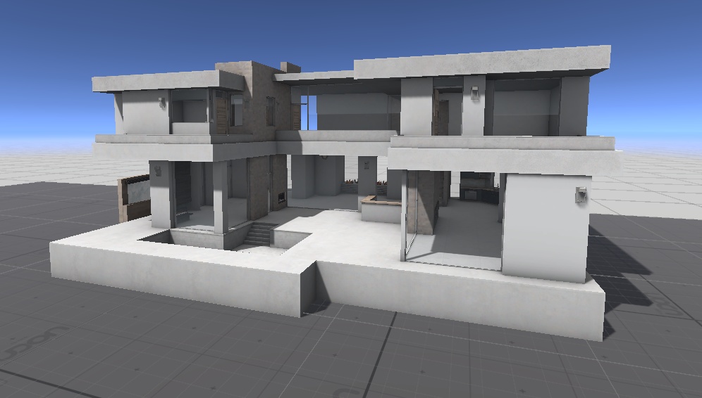 Low Poly Modern Home <3 モダンな家 | VRChat