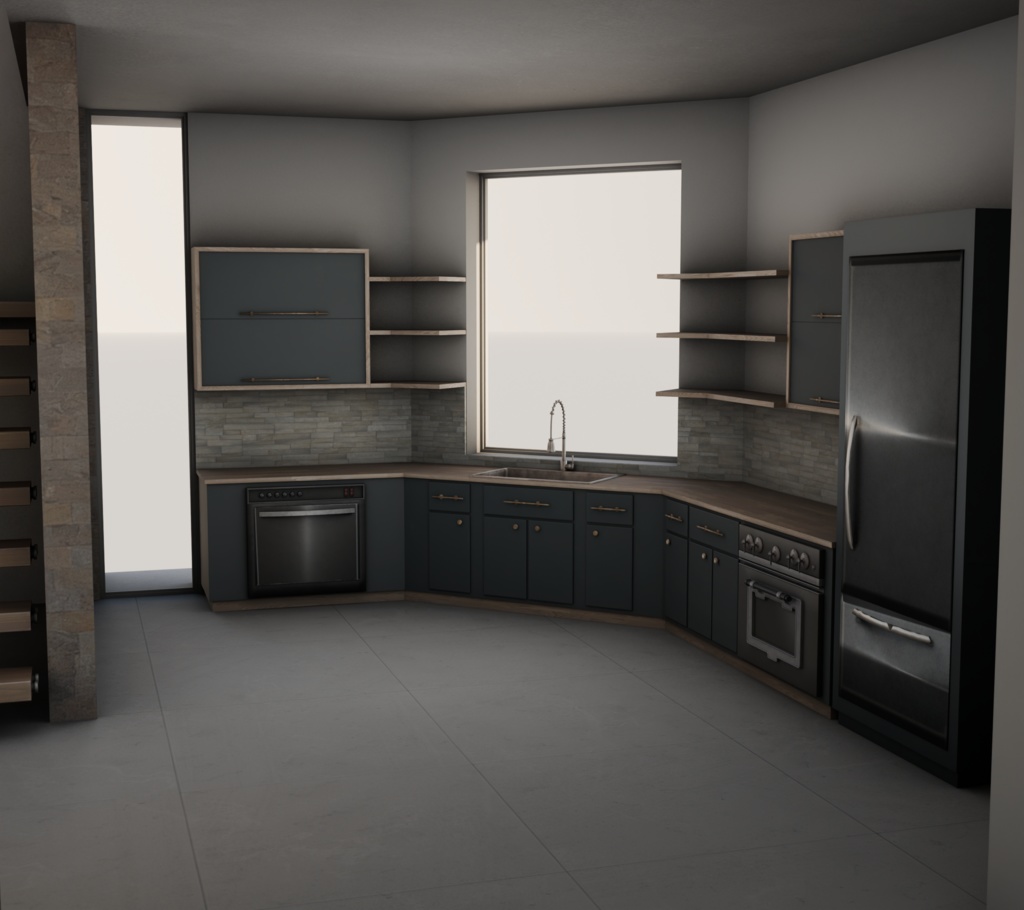 Low Poly Modern Home <3 モダンな家 | VRChat