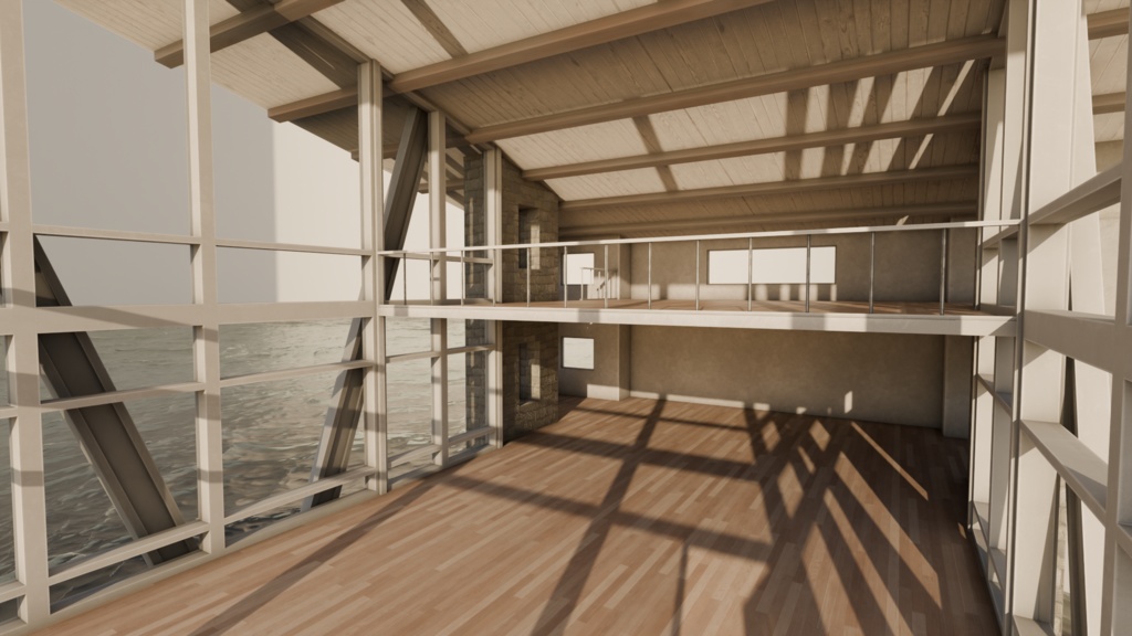 FREE Modern Ocean Side World