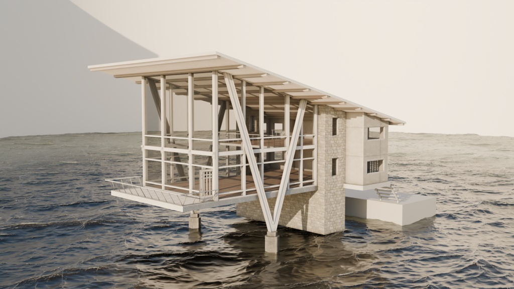 FREE Modern Ocean Side World