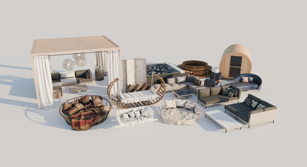 Furniture and Others Asset Pack!!