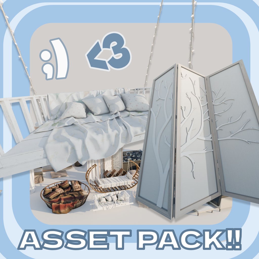 Furniture and Others Asset Pack!!