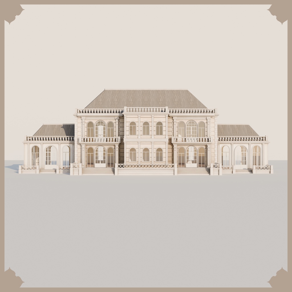 VRChat World Template Golden Manor