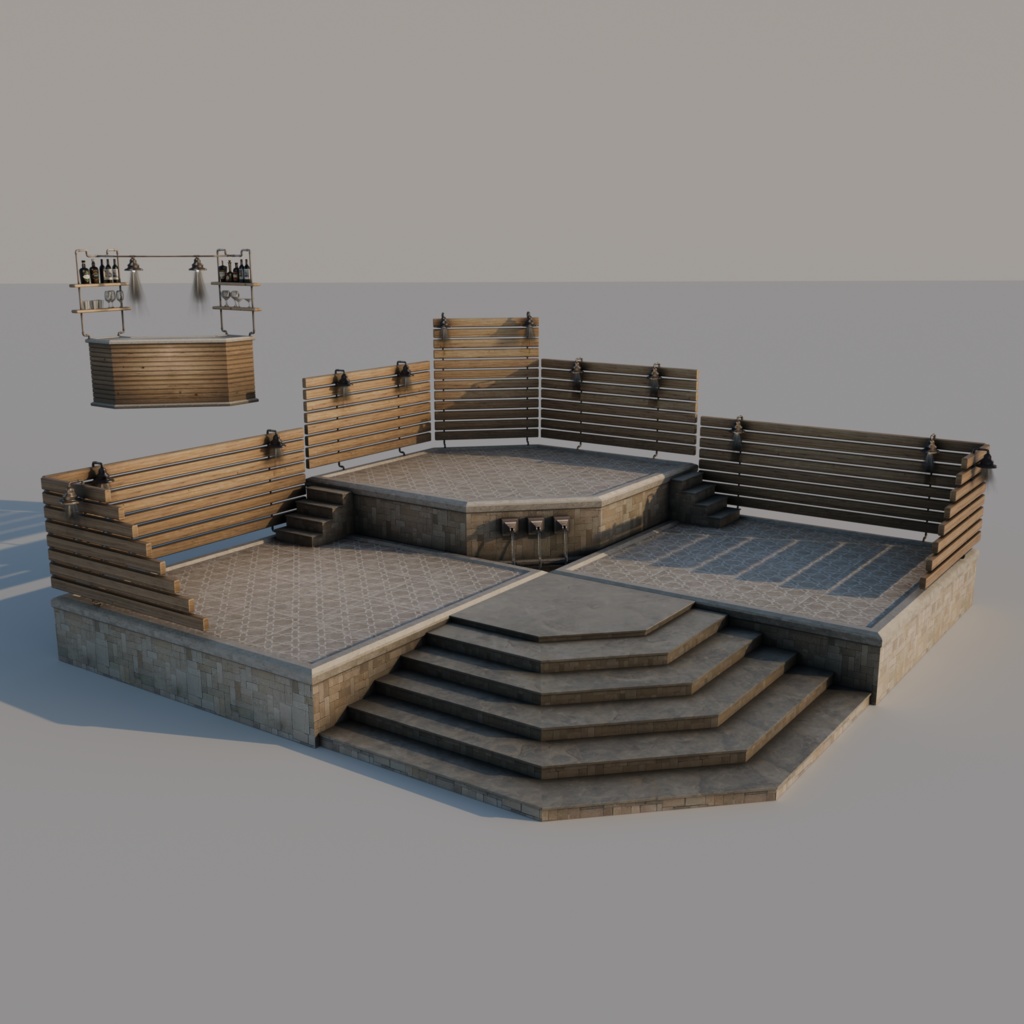 Urban Patios | VRChat